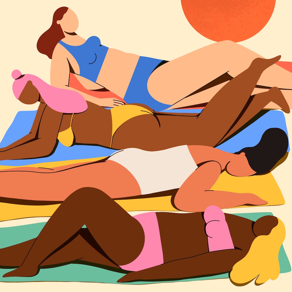 Beach Ladies and other illustrations